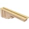 Ekena Millwork 4"W x 24"D x 8"H Thin Highland Rough Cedar Woodgrain TimberThane Corbel, Primed Tan CORUR04X24X08HLDRCPR - alternate 2